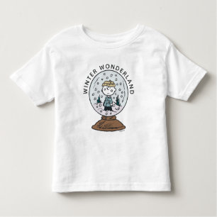 Peanuts   Charlie Brown Snow Globe Toddler T-Shirt