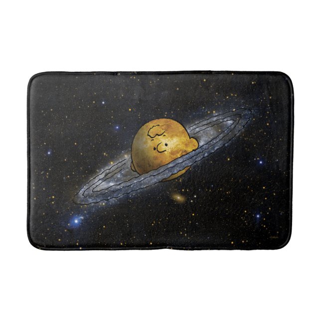 Peanuts | Charlie Brown Spaced Out Bath Mat (Front)