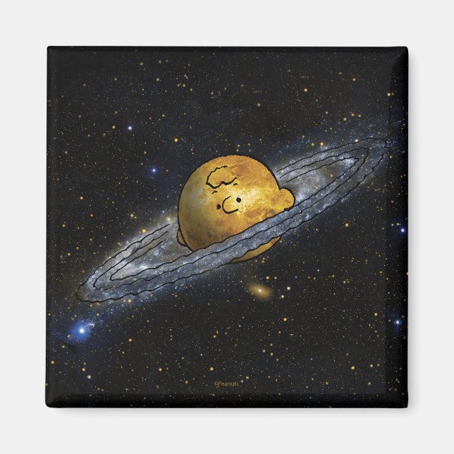 Peanuts | Charlie Brown Spaced Out Magnet (Front)