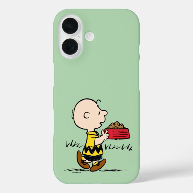 Peanuts | Charlie Brown with Snoopy's Dish Case-Mate iPhone Case (Back)