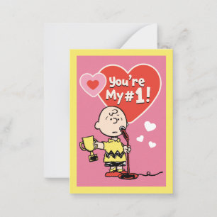 Peanuts Charlie Brown You're My #1! Card