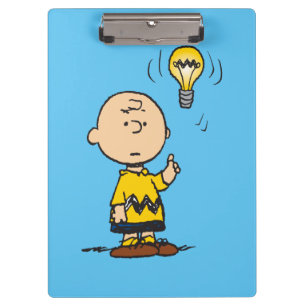 Peanuts   Charlie Brown's Light Bulb Idea Clipboard