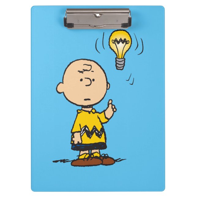 Peanuts | Charlie Brown's Light Bulb Idea Clipboard (Front)