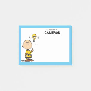 Peanuts   Charlie Brown's Light Bulb Idea Post-it Notes