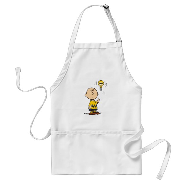Peanuts | Charlie Brown's Light Bulb Idea Standard Apron (Front)