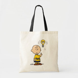 Peanuts Charlie Brown's Light Bulb Idea Tote Bag