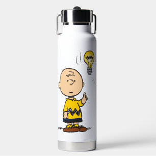 Peanuts   Charlie Brown's Light Bulb Idea Water Bottle