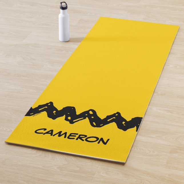 Peanuts | Charlie Brown's Zig-Zag Shirt Yoga Mat (In Situ)