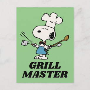 Peanuts   Chef Snoopy Postcard