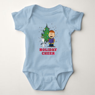 Peanuts   Christmas Caroling Baby Bodysuit