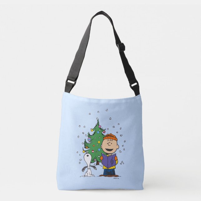 Peanuts | Christmas Caroling Crossbody Bag (Front)