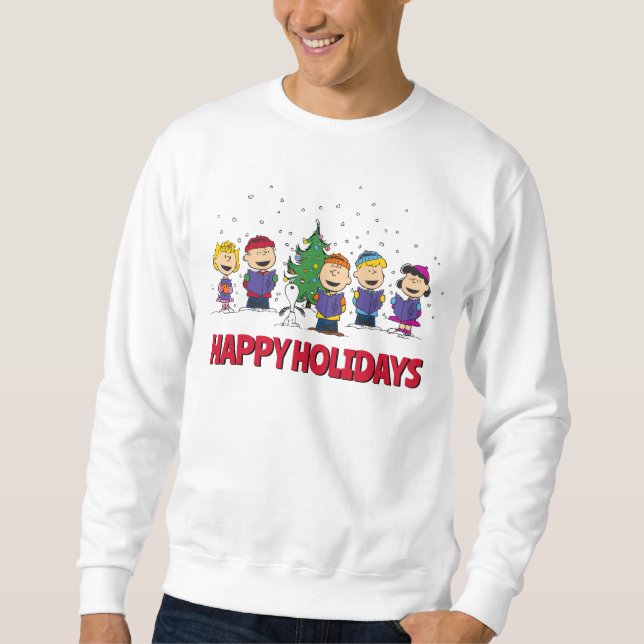 Peanuts | Christmas Caroling Sweatshirt (Front)