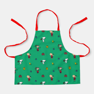 Peanuts   Christmas Gift Giving Pattern Apron