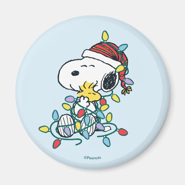Peanuts | Christmas Love and Lights Magnet (Front)