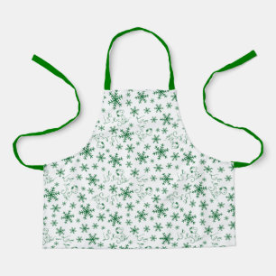 Peanuts   Christmas Snoopy Let It Snow Pattern Apron