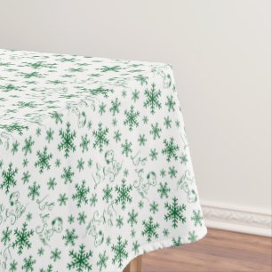 Peanuts   Christmas Snoopy Let It Snow Pattern Tablecloth