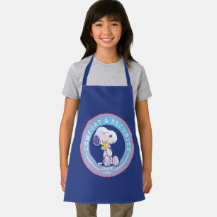 Peanuts   Comfort & Security Badge Blue Apron