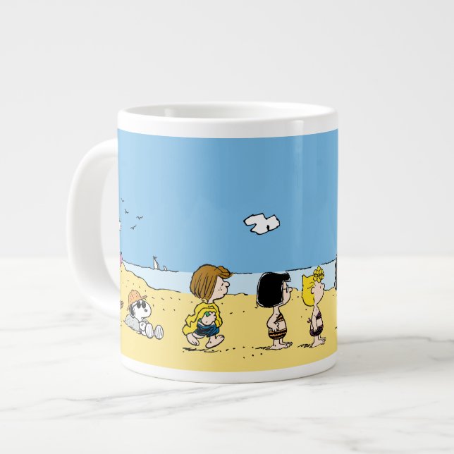 Peanuts | Day at the Beach Large Coffee Mug (Front Left)