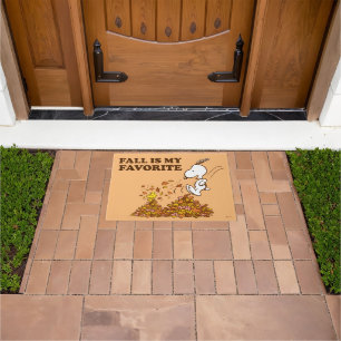 Peanuts Fall Is My Favourite Doormat