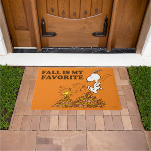 Peanuts Fall Is My Favourite Doormat