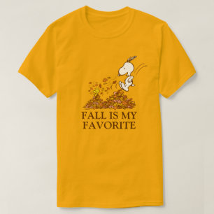 Peanuts Fall Is My Favourite T-Shirt
