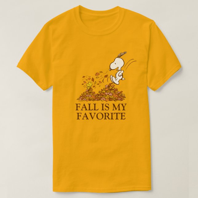 Peanuts | Fall Is My Favourite T-Shirt (Design Front)