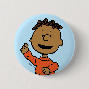 Peanuts   Franklin 6 Cm Round Badge