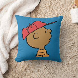 Peanuts   Franklin Baseball Cap Cushion