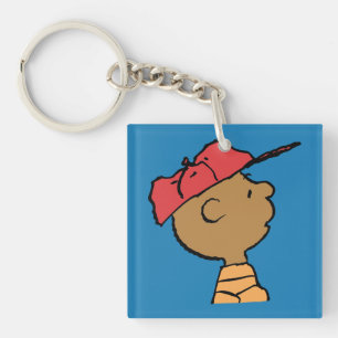 Peanuts   Franklin Baseball Cap Key Ring