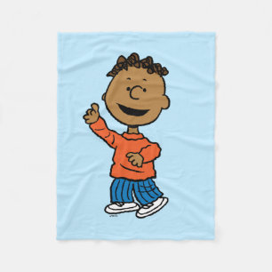 Peanuts   Franklin Fleece Blanket