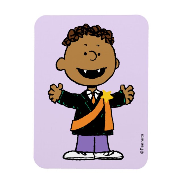 Peanuts | Franklin Halloween Vampire Magnet (Vertical)