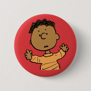 Peanuts   Franklin Look 6 Cm Round Badge
