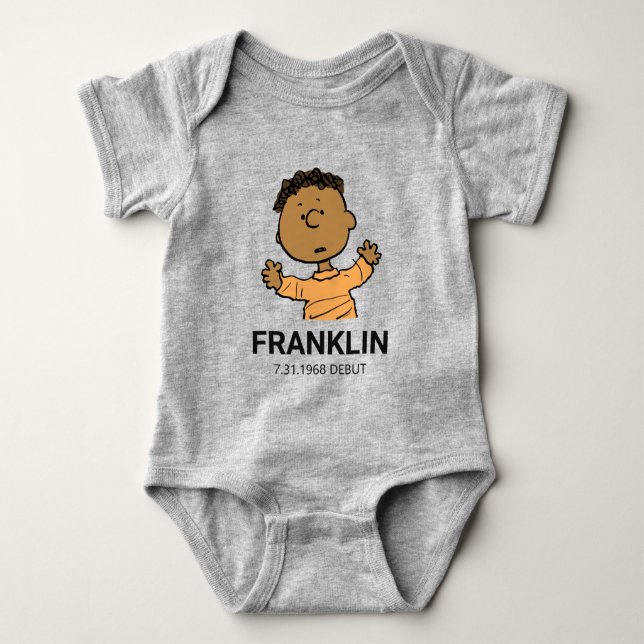 Peanuts | Franklin Look Baby Bodysuit (Front)