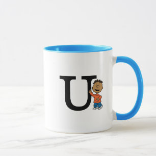Peanuts   Franklin Monogram U Mug