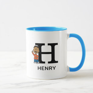 Peanuts Franklin Name & Monogram H Mug
