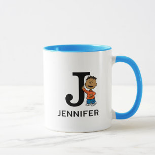 Peanuts   Franklin Name & Monogram J Mug