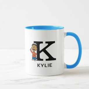 Peanuts   Franklin Name & Monogram K Mug