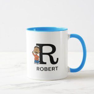 Peanuts   Franklin Name & Monogram R Mug