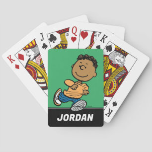 Peanuts   Franklin Running Playing Cards