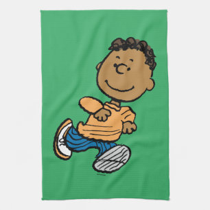 Peanuts   Franklin Running Tea Towel