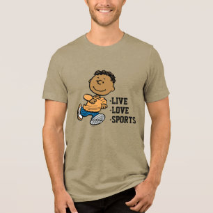 Peanuts   Franklin Running Tri-Blend Shirt
