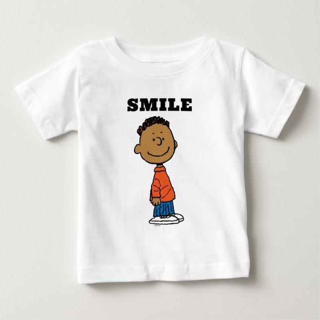 Peanuts | Franklin Smile Baby T-Shirt (Front)