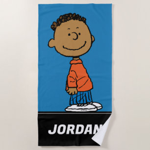 Peanuts   Franklin Smile Beach Towel