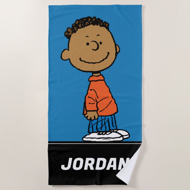 Peanuts | Franklin Smile Beach Towel (Front)