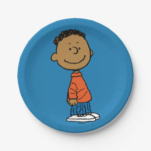 Peanuts   Franklin Smile Paper Plate