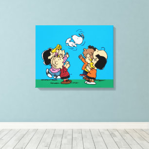 Peanuts Friends Fun Canvas Print
