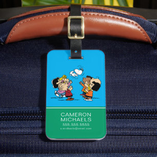 Peanuts   Friends Fun Luggage Tag