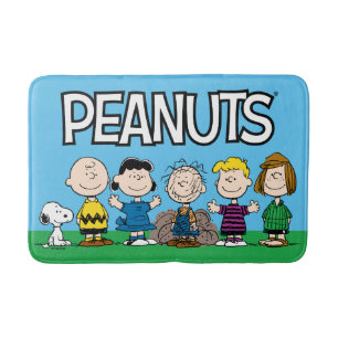 Peanuts Friends In A Row Bath Mat