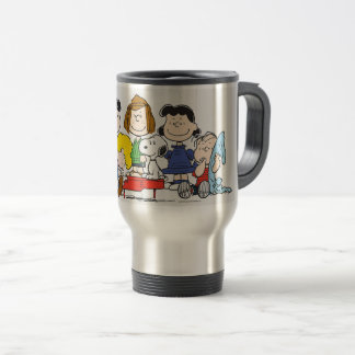 Peanuts Friends In A Row Travel Mug 2025