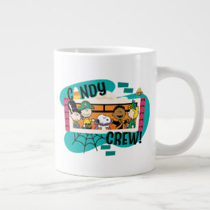 Peanuts Gang Candy Crew Halloween Large Coffee Mug